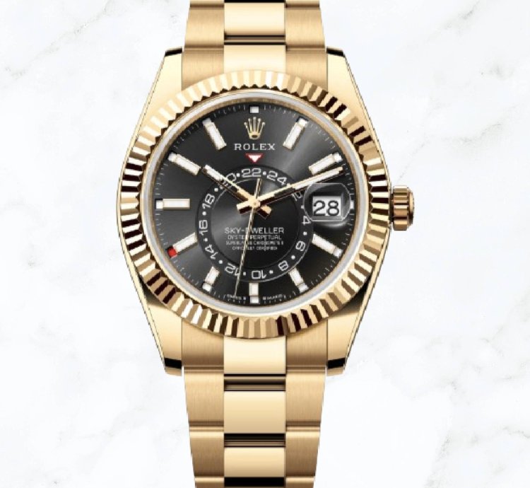 Rolex Sky-dweller Yellow Gold Sky-dweller Black Dial 336938 new Unworn