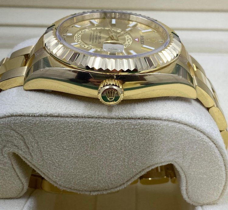 Rolex Sky-dweller Yellow Gold Stick Index 326938