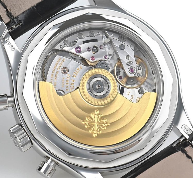 Patek Philippe Annual Calendar Chronograph Platinum Annual Calendar Chronograph Day Night Power Gray 40 5mm Box Papers 5960p-001