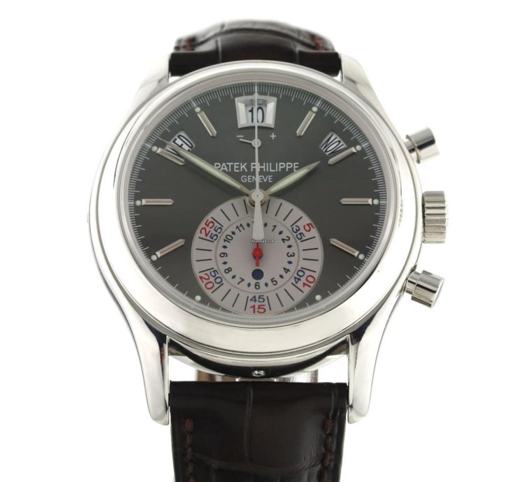 Patek Philippe Annual Calendar Chronograph Platinum Ref 5960p-001