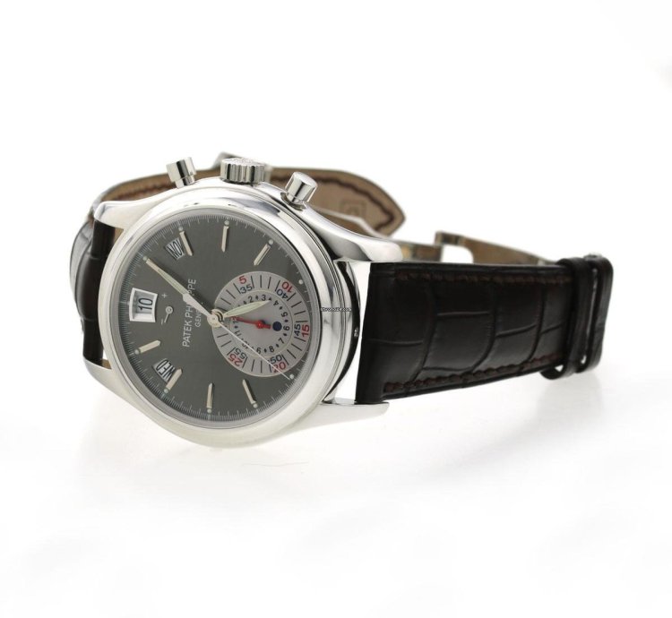 Patek Philippe Annual Calendar Chronograph Platinum Ref 5960p-001