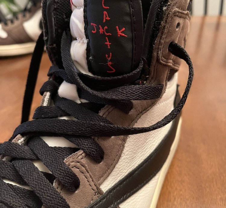 Men Travis Scott Air Jordan 1 Retro High Og Mocha