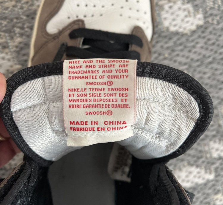 Men Travis Scott Air Jordan 1 Retro High Og Mocha