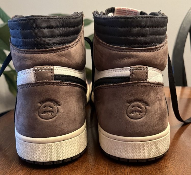 Men Travis Scott Air Jordan 1 Retro High Og Mocha