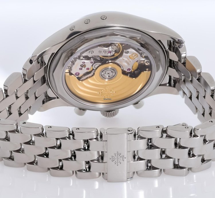 Patek Philippe Annual Calendar Chronograph Ref 5960-1a-001 Box Papers Bj-2015 Service Dec 2024