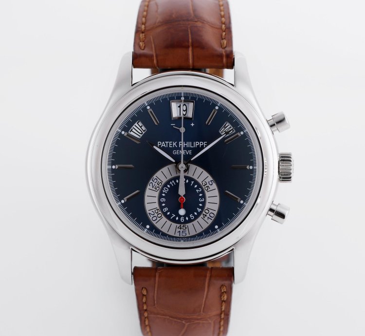 Patek Philippe Annual Calendar Chronograph Ref 5960p-015 Platinum 40mm 2010 Box And Papers