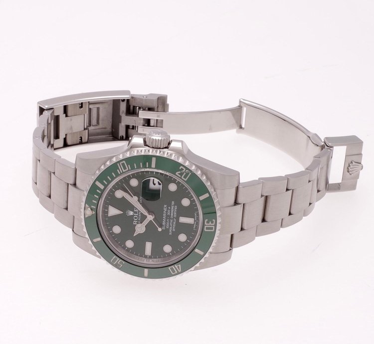 Rolex Submariner Date 116610lv Hulk Like New 2013
