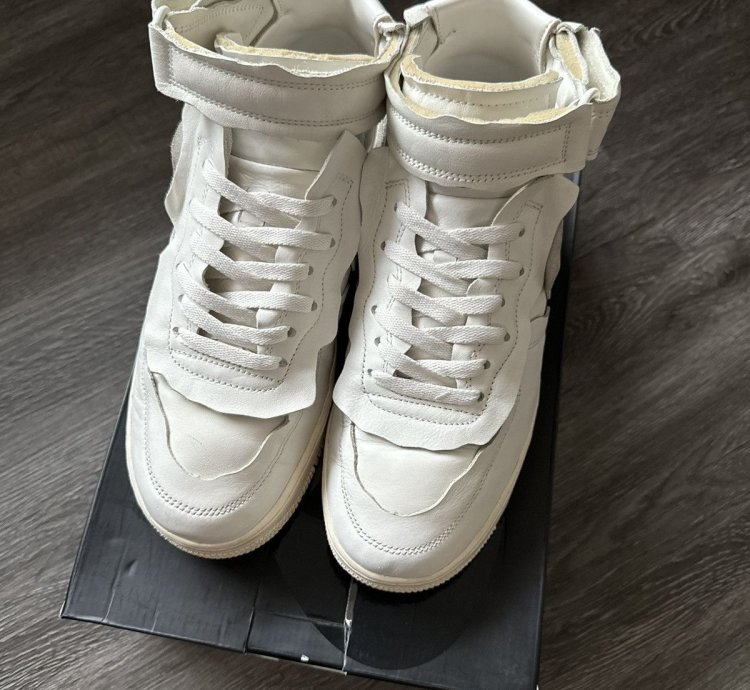Nike Af1 Air Force 1 Mid Comme Des Garcons Cdg White Sz 9 5