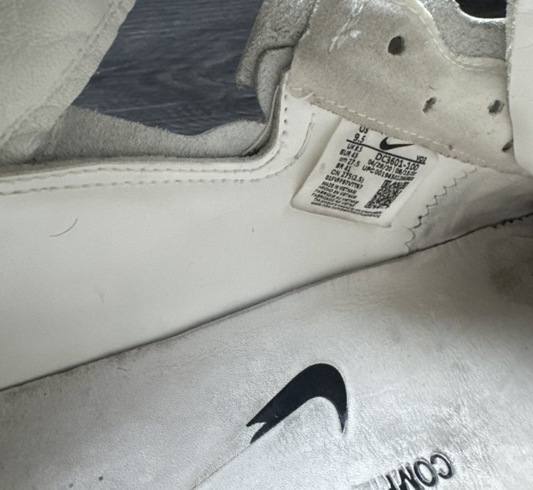 Nike Af1 Air Force 1 Mid Comme Des Garcons Cdg White Sz 9 5