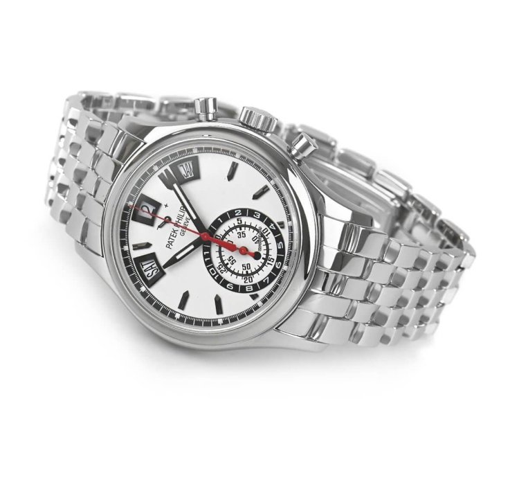 Patek Philippe Annual Calendar Chronograph Steel Annual Calendar Chronograph Power Day Night Silver 40 5mm Box Papers 5960 1a-001