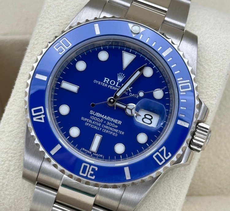 Rolex Submariner Date 116619lb 2019 Eu Unworn Nos Smurf Ungetragen Discontinued Blau