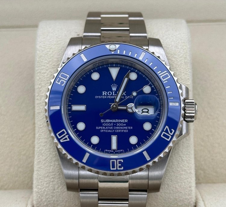 Rolex Submariner Date 116619lb 2019 Eu Unworn Nos Smurf Ungetragen Discontinued Blau