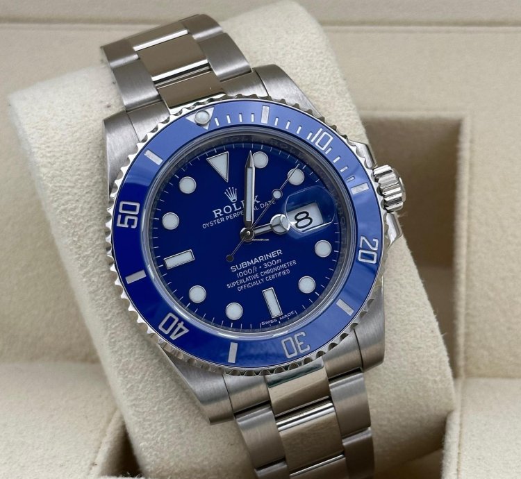 Rolex Submariner Date 116619lb 2019 Eu Unworn Nos Smurf Ungetragen Discontinued Blau
