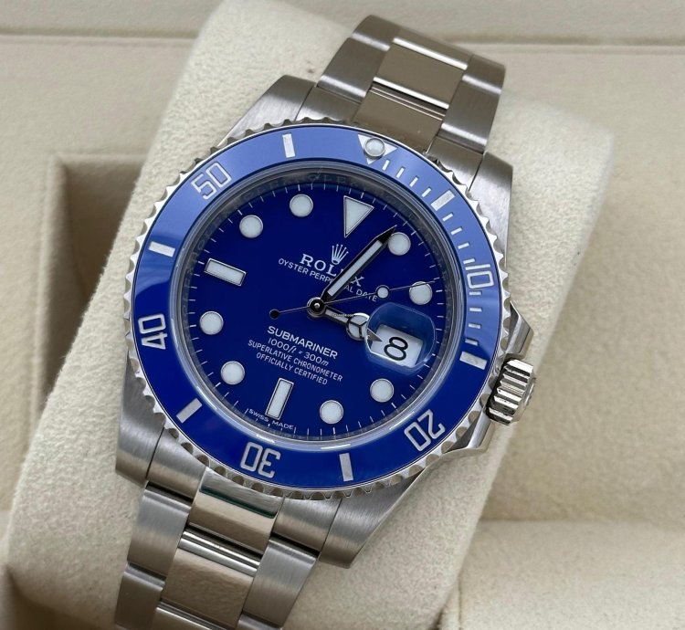 Rolex Submariner Date 116619lb 2019 Eu Unworn Nos Smurf Ungetragen Discontinued Blau