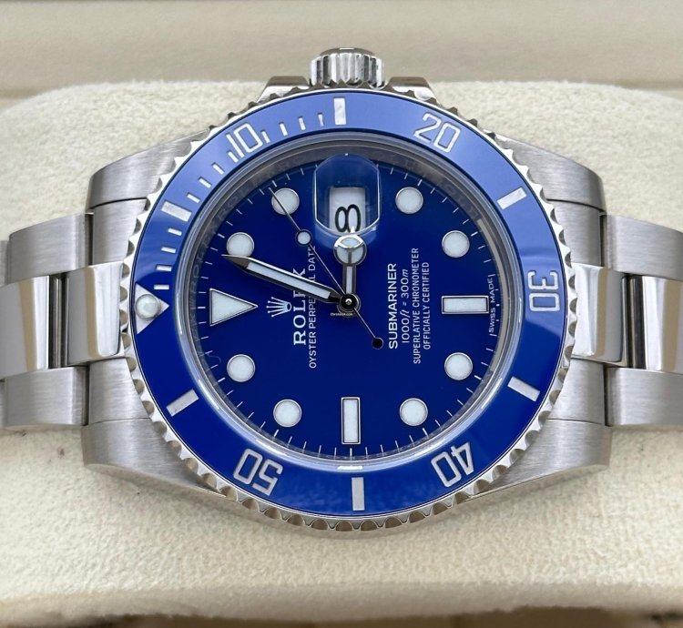 Rolex Submariner Date 116619lb 2019 Eu Unworn Nos Smurf Ungetragen Discontinued Blau