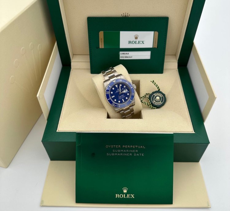 Rolex Submariner Date 116619lb 2019 Eu Unworn Nos Smurf Ungetragen Discontinued Blau