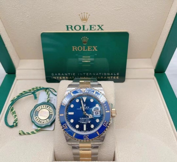 Rolex Submariner Date 126613lb 41mm Date Steel Yellow Gold Two Tone Blue Bezel Blue Dial 2022