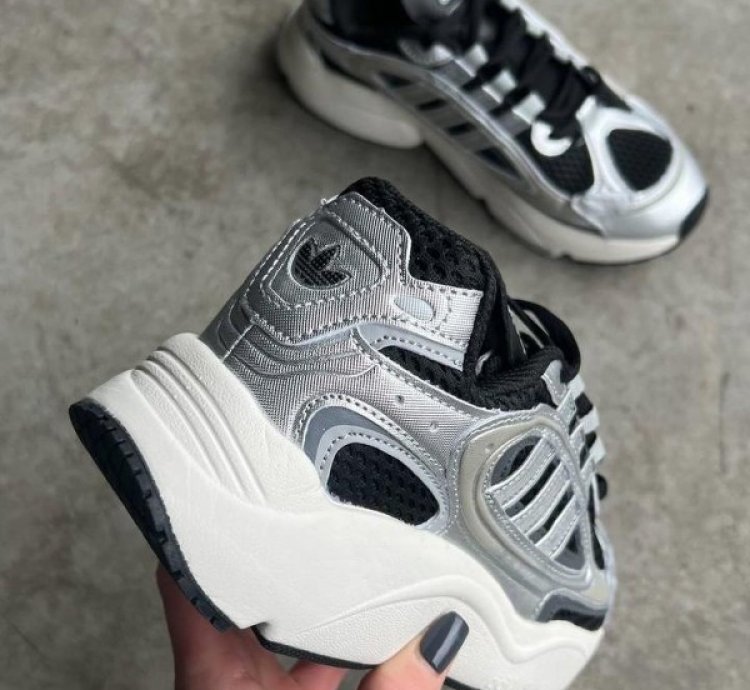 Adidas Ozmillen Silver Black Sneakers