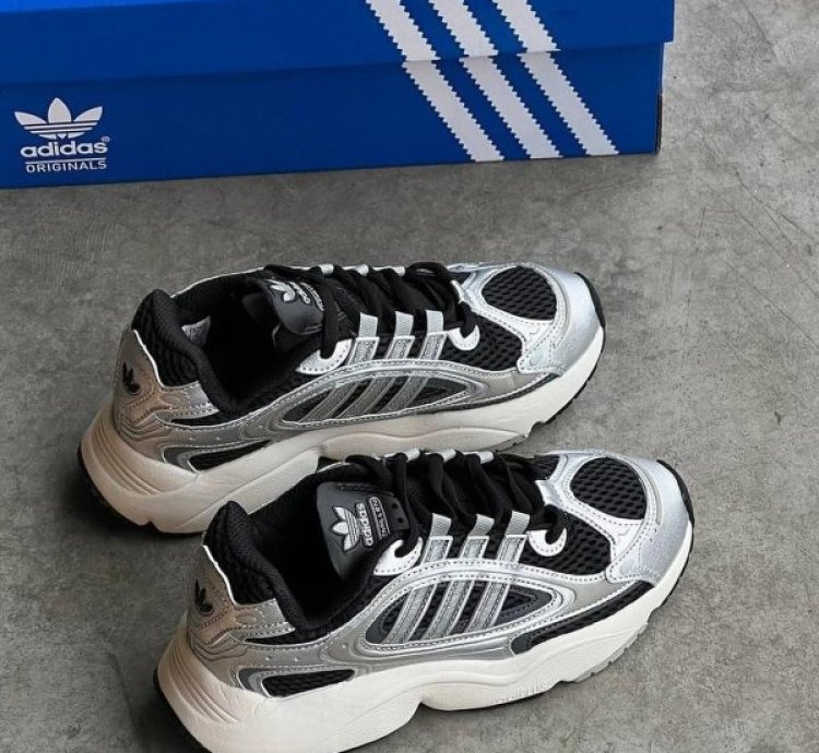 Adidas Ozmillen Silver Black Sneakers