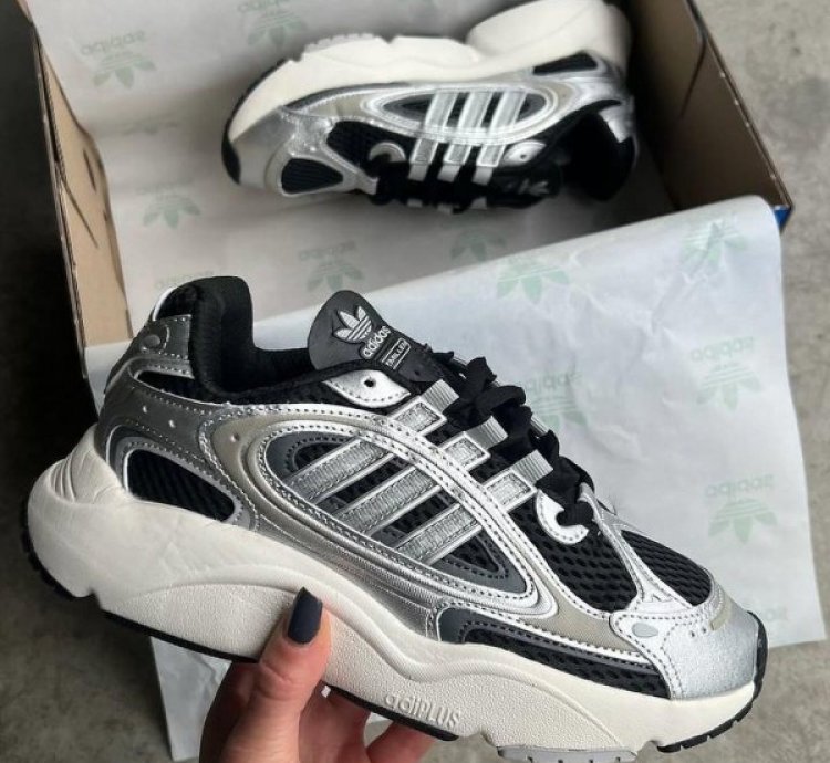 Adidas Ozmillen Silver Black Sneakers
