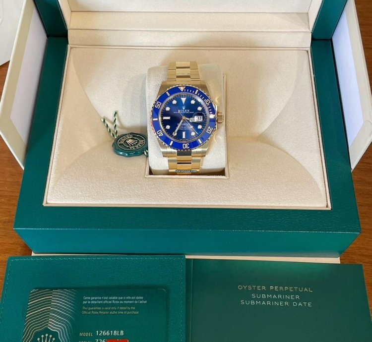 Rolex Submariner Date 126618lb - New 2021 - Mai Indossato