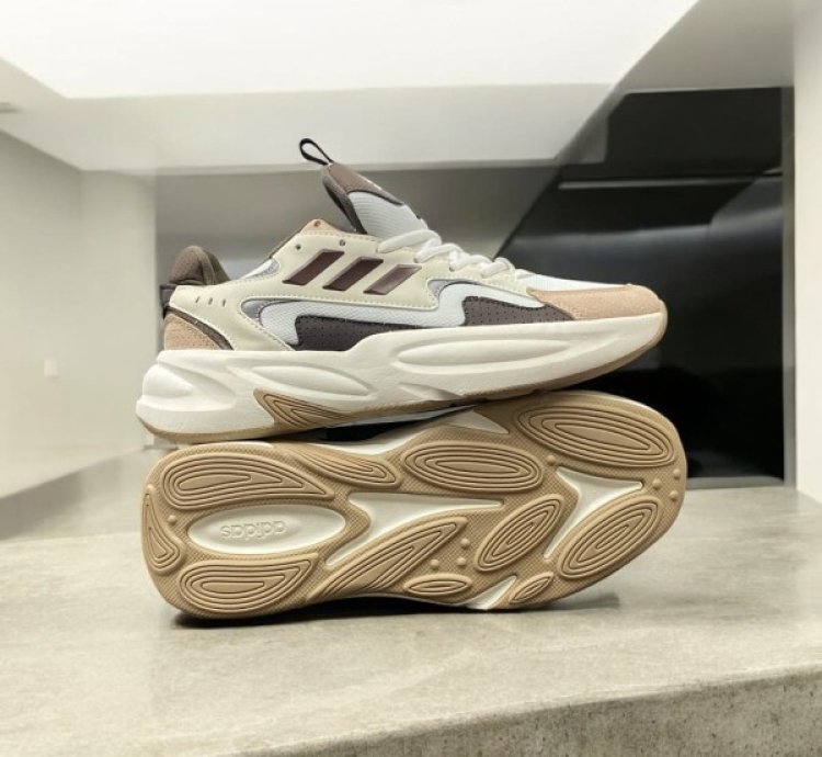 Adidas Ozwave Brown Cream Sneakers
