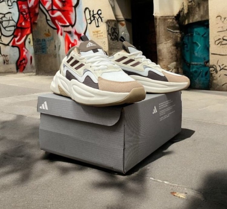 Adidas Ozwave Brown Cream Sneakers
