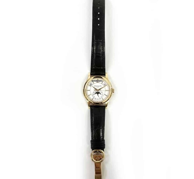 Patek Philippe Annual Calendar Complications Annual Calendar 40mm 5205r-001 Rose Gold With Brown Leather Watch White Dial 2020