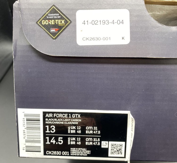 Nike Air Force 1 Gore-tex Shoes