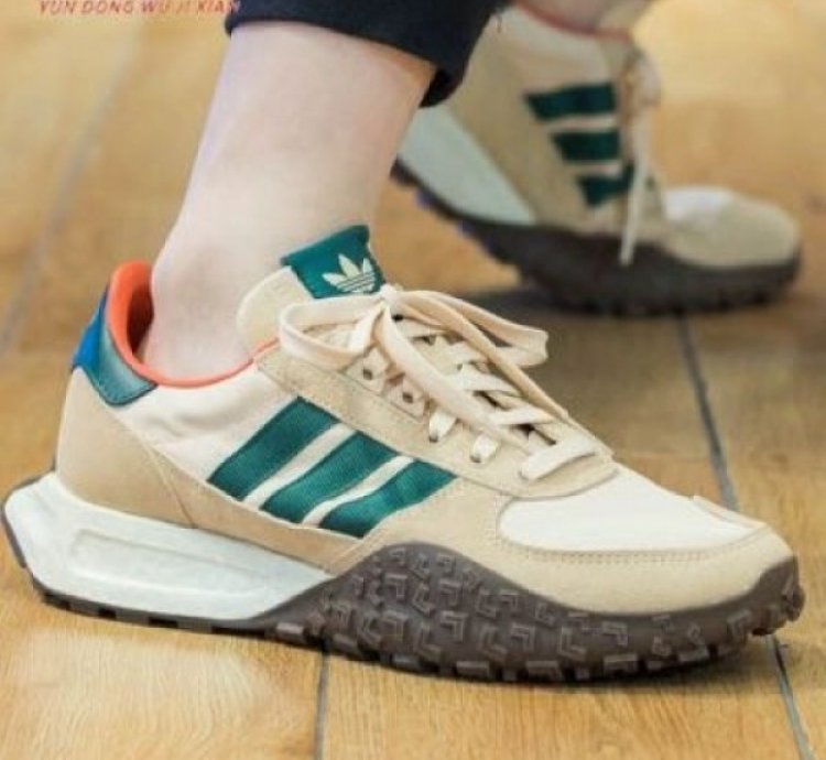 Adidas Retropy E5 Wrp Dark Beige Green Running Shoes