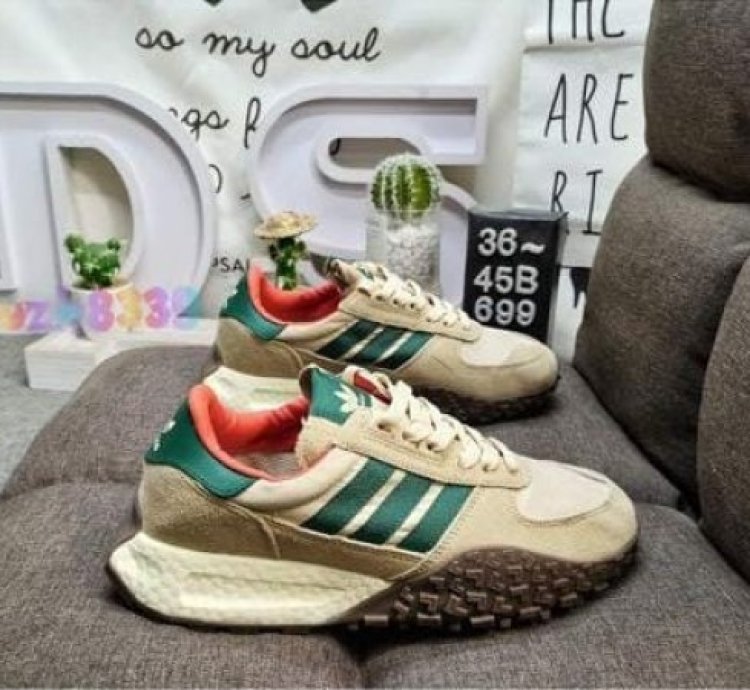 Adidas Retropy E5 Wrp Dark Beige Green Running Shoes