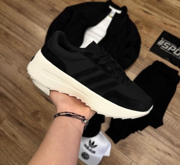 Adidas Retropy Fear Of God Black White Sneakers