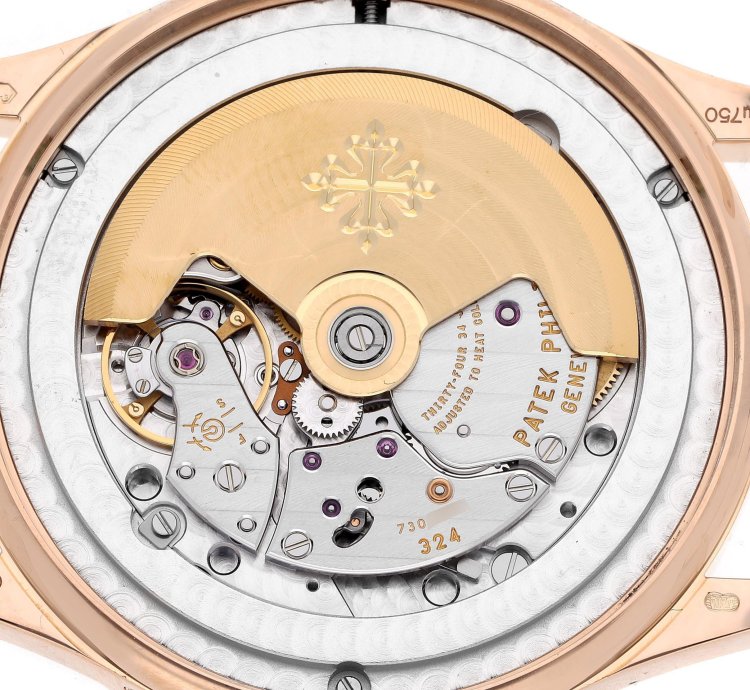 Patek Philippe Annual Calendar Complications Annual Calendar Rose Gold Diamond Watch 5396 Box Papers