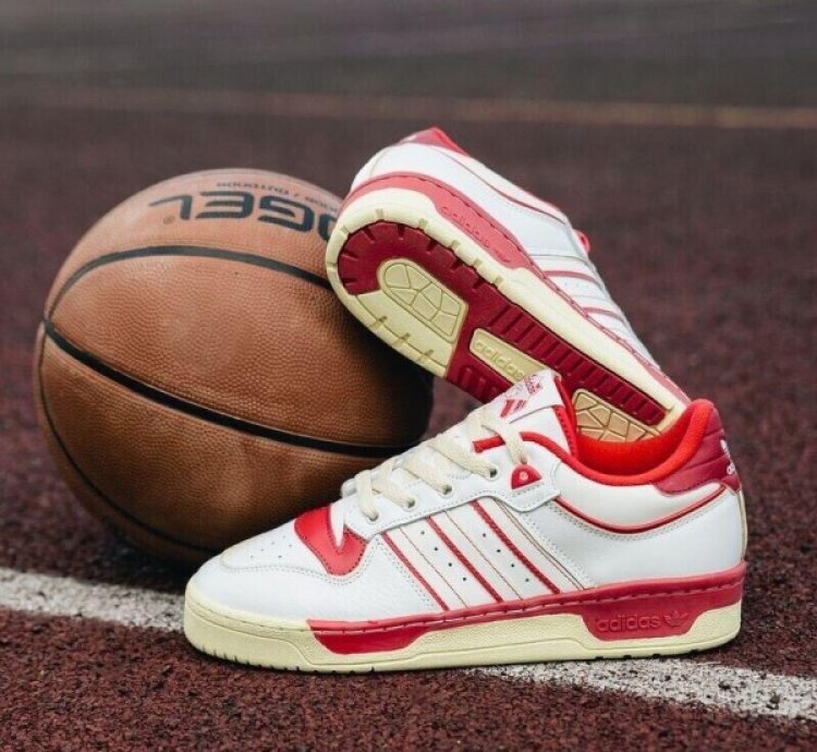 Adidas Rivalry Low 86 White Red Sneakers