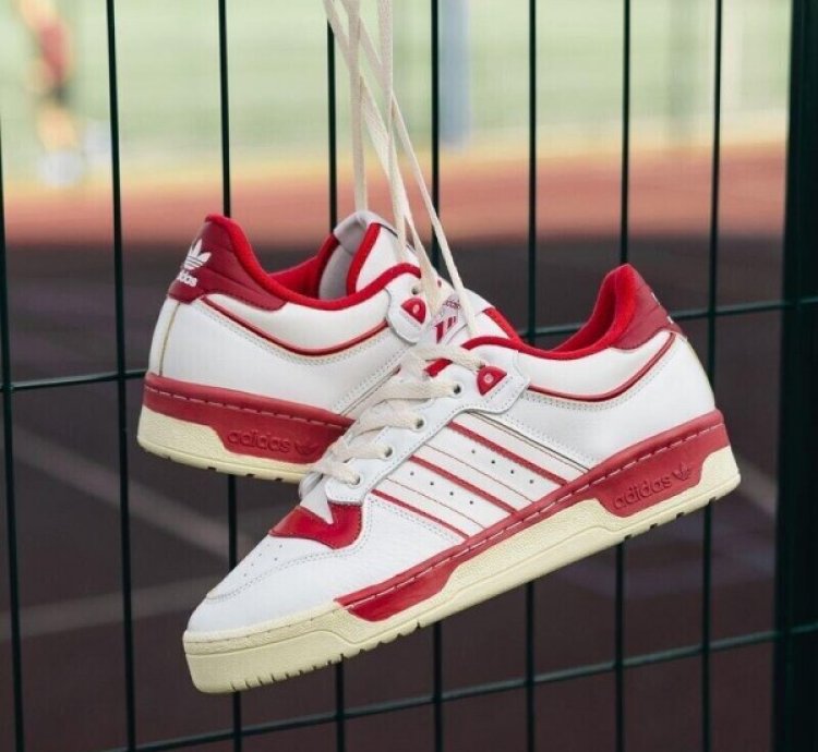Adidas Rivalry Low 86 White Red Sneakers