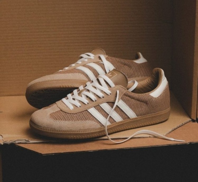 Adidas Samba Cardboard Dessert Brown Sneakers