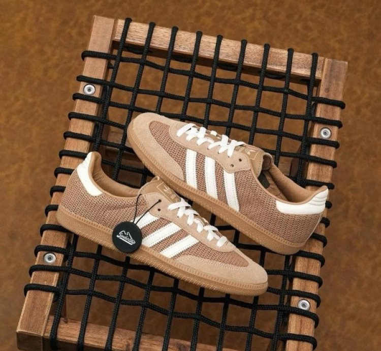 Adidas Samba Cardboard Dessert Brown Sneakers