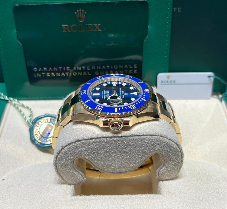 Rolex Submariner Date 126618lb Submariner Date 41mm Yellow Gold Blue Dial Oyster