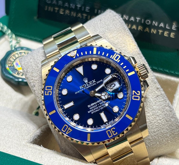 Rolex Submariner Date 126618lb Submariner Date 41mm Yellow Gold Blue Dial Oyster
