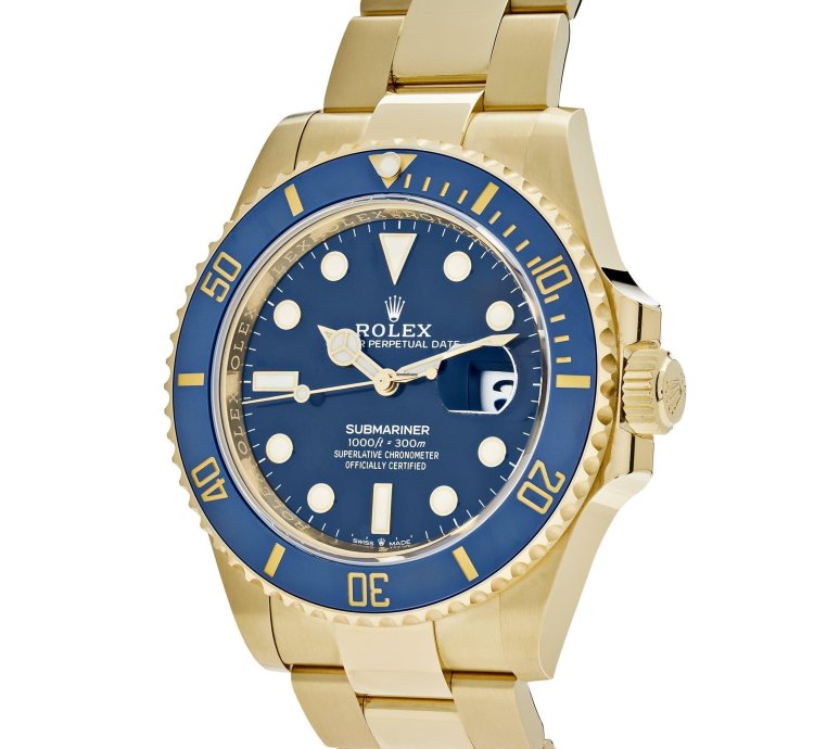 Rolex Submariner Date 126618lb Yellow Gold Blue Dial 2023
