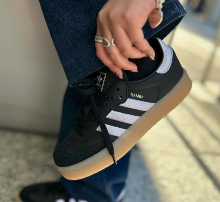 Adidas Samba Gum Sole Black Sneakers