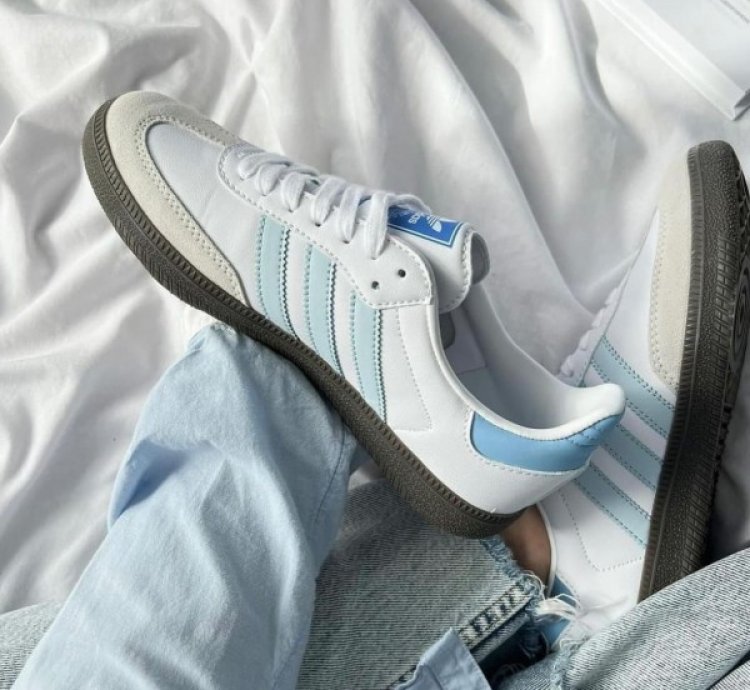 Adidas Samba Halo Blue Sneakers