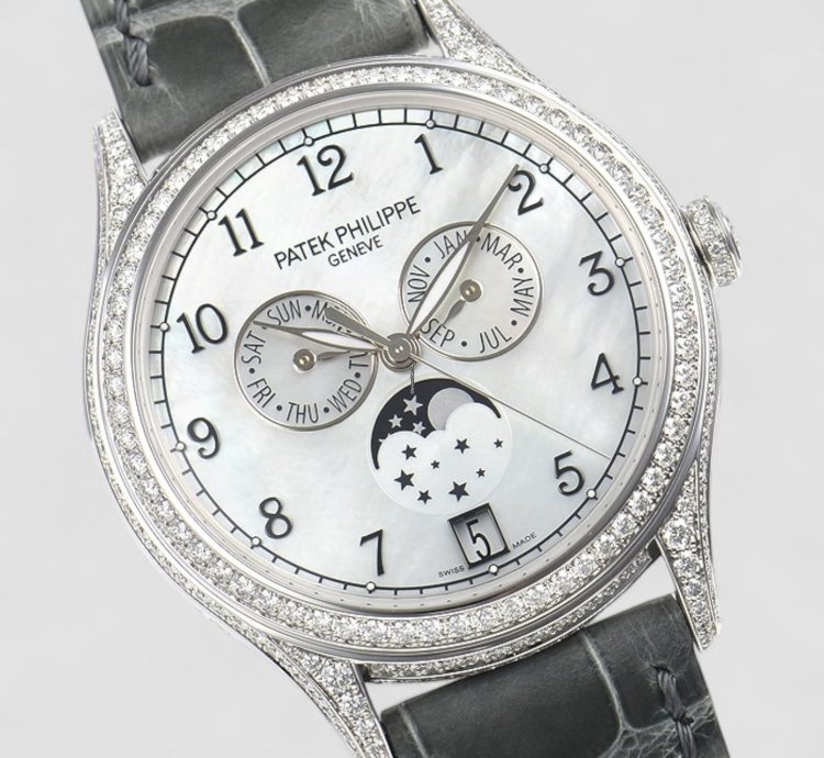 Patek Philippe Annual Calendar Complications Diamond White Gold 38mm