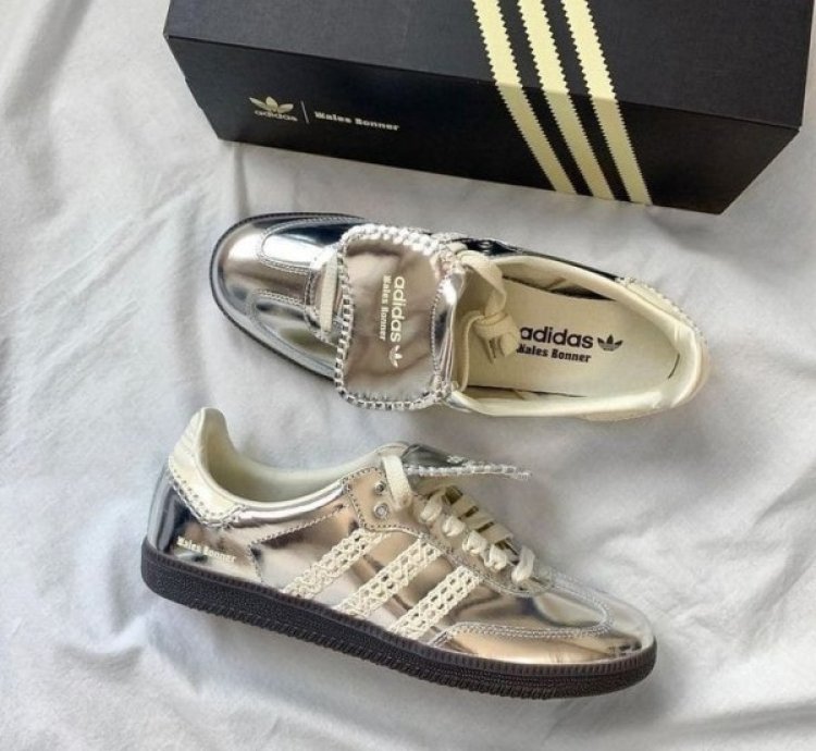 Adidas Samba X Wales Bonner Silver Sneakers