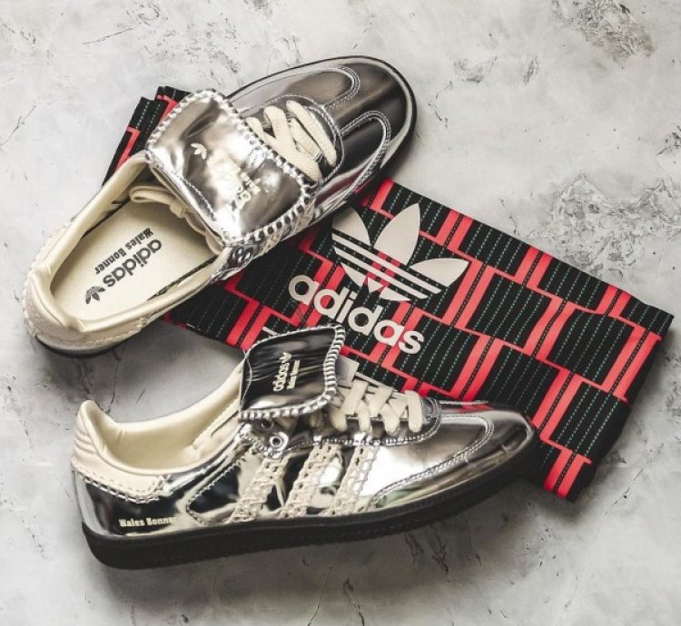 Adidas Samba X Wales Bonner Silver Sneakers