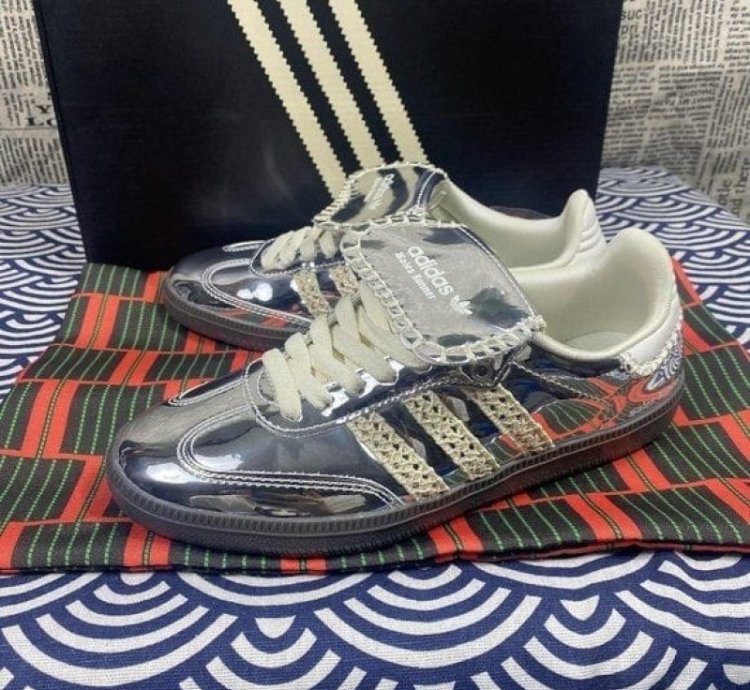 Adidas Samba X Wales Bonner Silver Sneakers