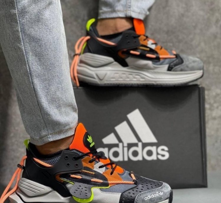 Adidas Sikaige Black Grey Orange Sneakers