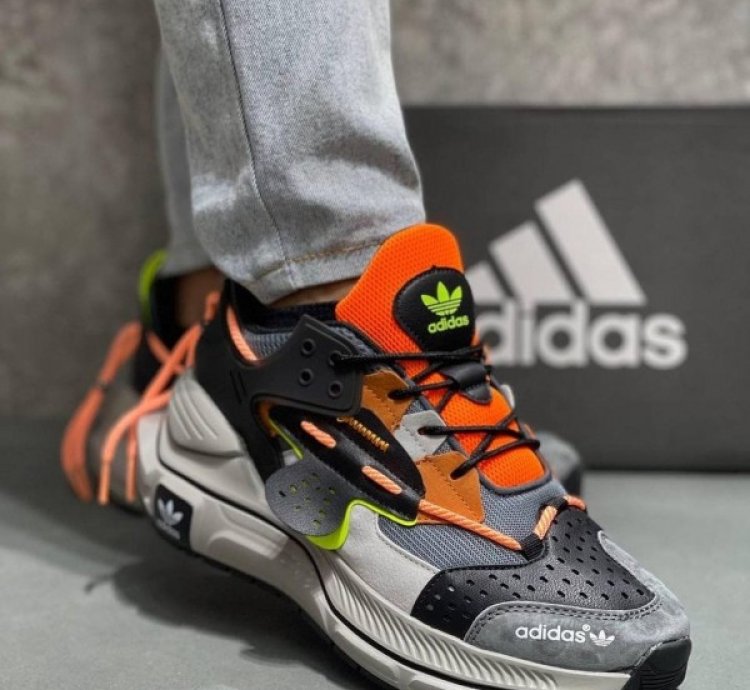Adidas Sikaige Black Grey Orange Sneakers