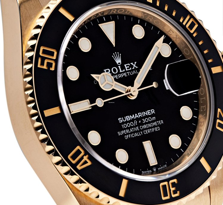 Rolex Submariner Date 126618ln Yellow Gold Black Dial 2025