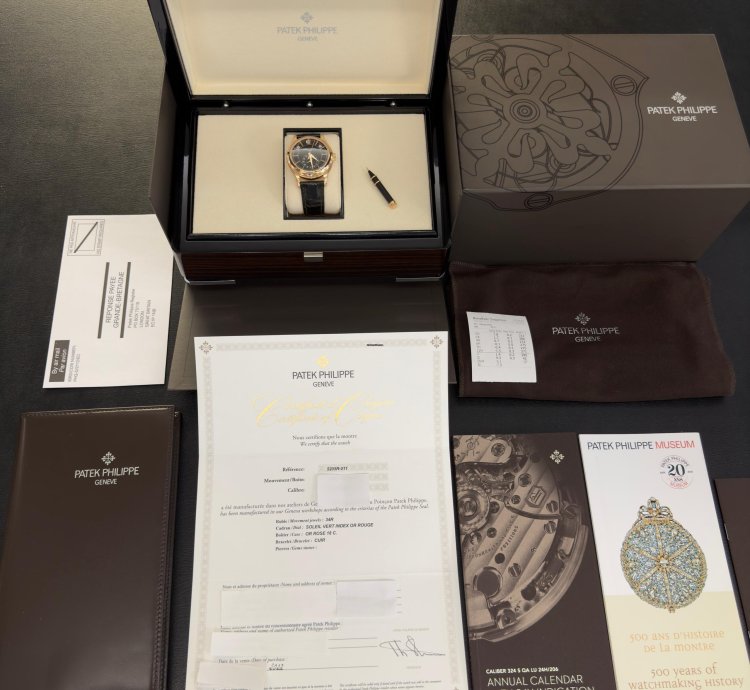 Patek Philippe Annual Calendar Full Set 2022 - Ref 5205r-011